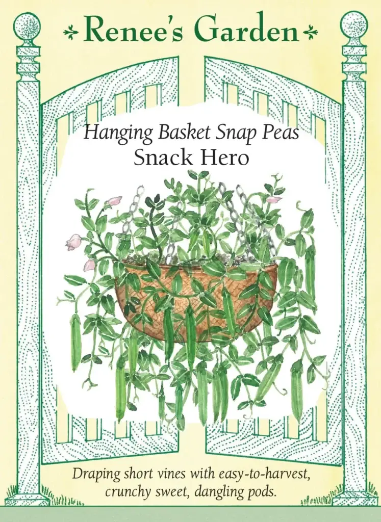 Snack Hero hanging snap peas